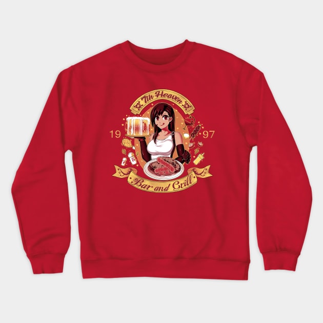 7th heaven bar and grill Crewneck Sweatshirt by CoinboxTees